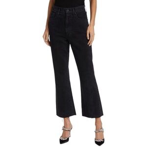 SLVRLAKE Frankie High Rise Raw‎ Hem Flare Jeans in Hidden Valley Size 26